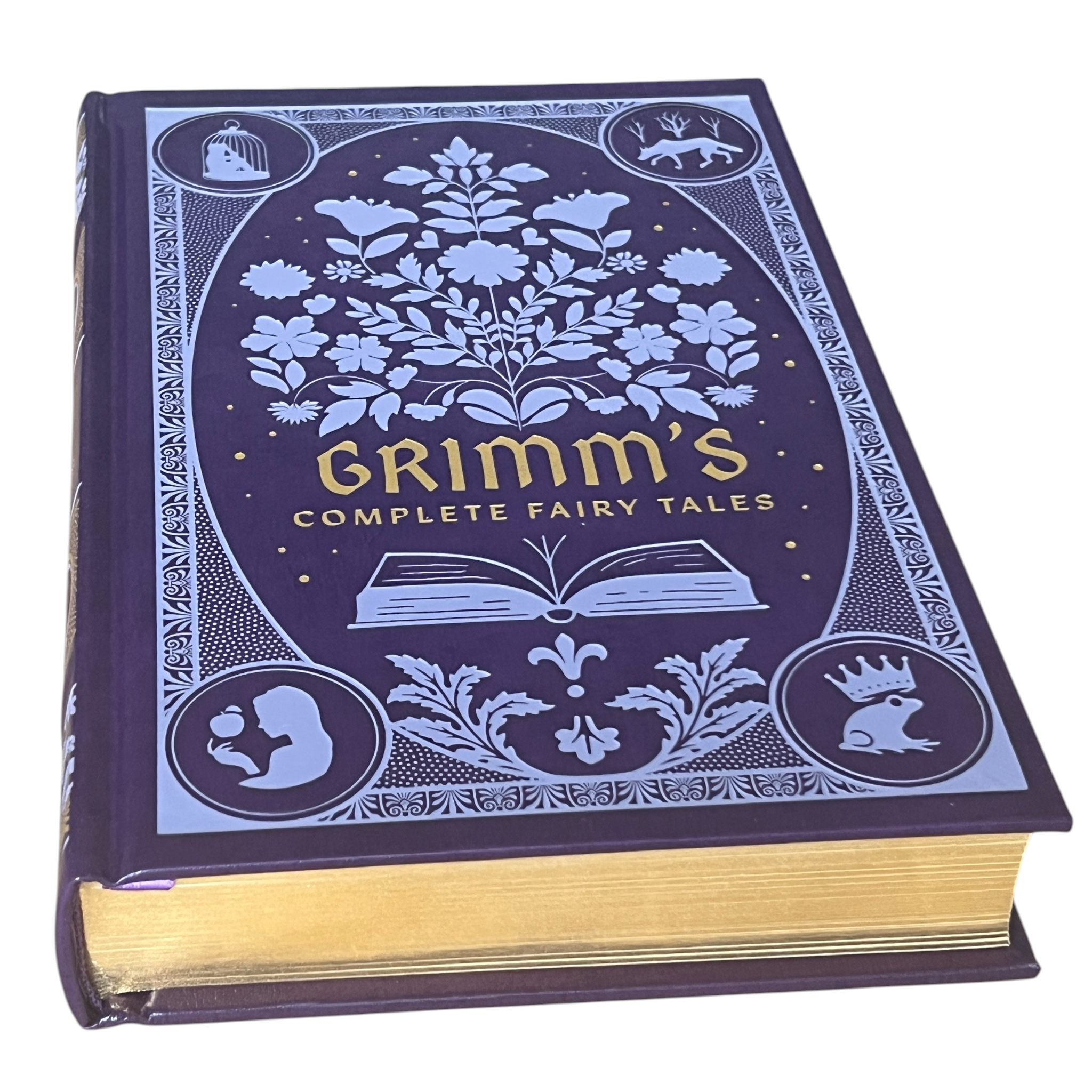 Grimm's Complete Fairy Tales - Collectible Leather Bound Gilt Hardcover