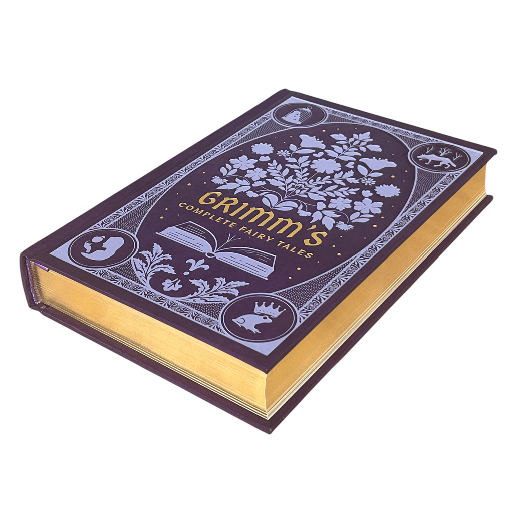 Grimm's Complete Fairy Tales - Collectible Leather Bound Gilt Hardcover