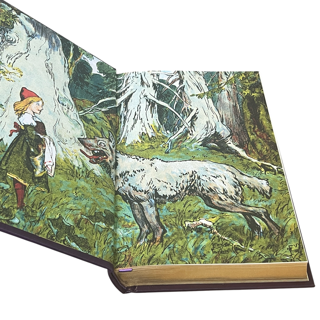Grimm's Complete Fairy Tales - Collectible Leather Bound Gilt Hardcover