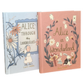 2-Book Set: Alice in Wonderland & Through Looking Glass by L Carroll - Collectible Hardcover