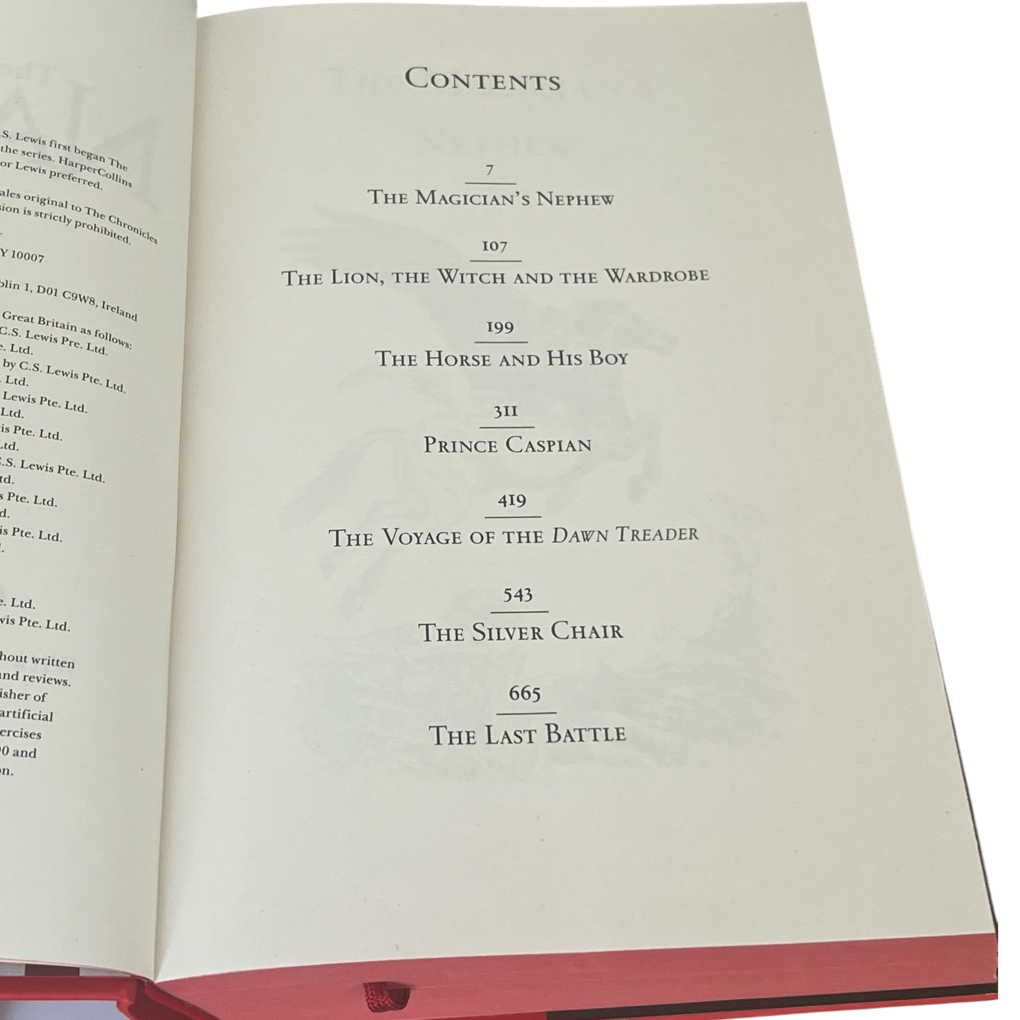 The Chronicles of Narnia Deluxe Edition: 7 in 1 - Deluxe Sprayed Edges Hardcover