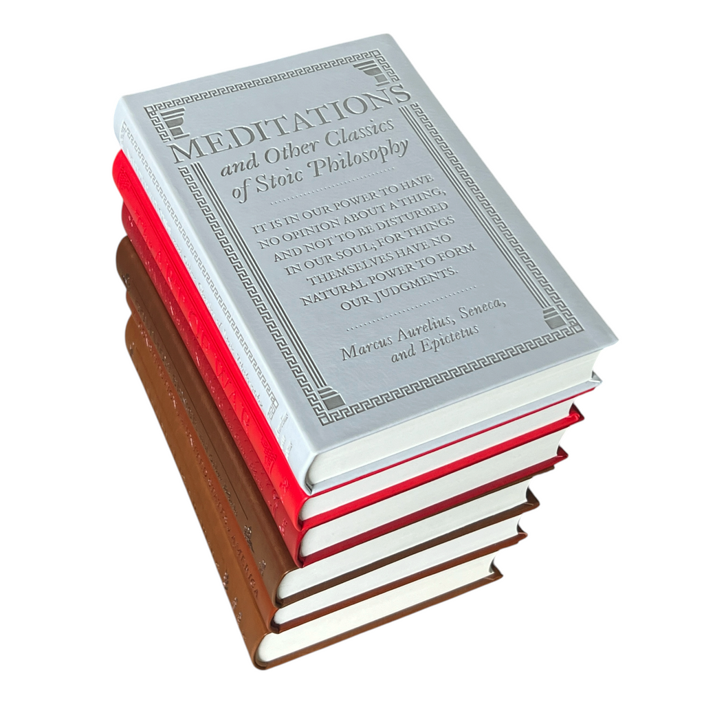 6-Books Set: COMMON SENSE, FEDERALIST PAPERS, CONSTITUTION, COMMUNIST +2 - Collectible Flexi Bound Faux Leather Cover