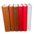 6-Books Set: COMMON SENSE, FEDERALIST PAPERS, CONSTITUTION, COMMUNIST +2 - Collectible Flexi Bound Faux Leather Cover