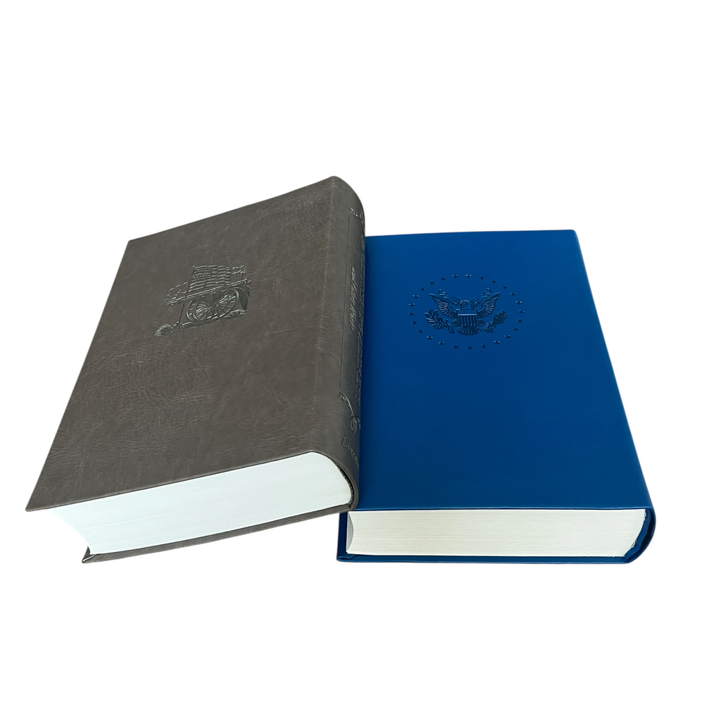 4-Books Set: CONSTITUTION, FEDERALIST PAPERS, GETTYSBURG ADDRESS, SPEECHES - Collectible Flexi Bound Faux Leather Cover (Copy)