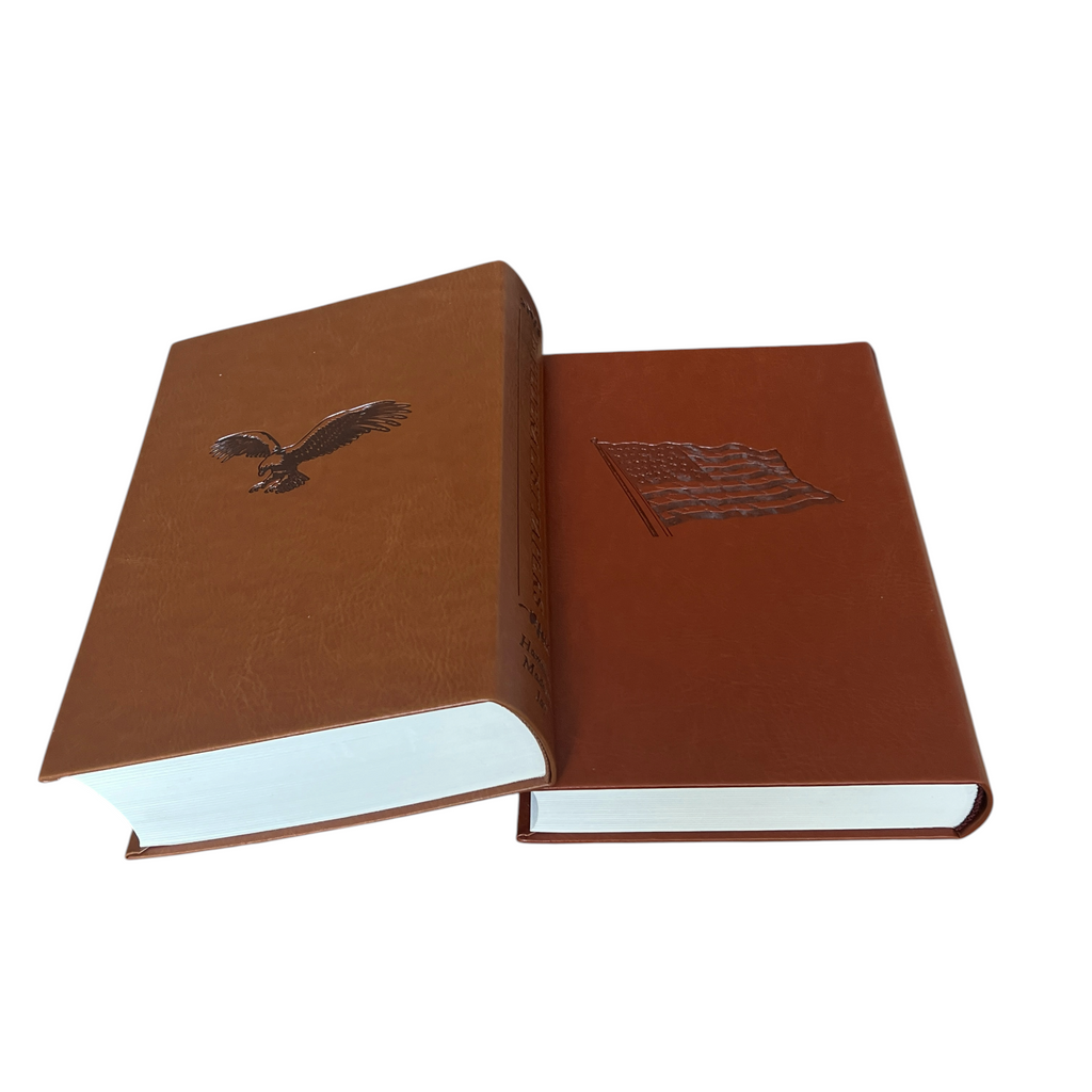 4-Books Set: CONSTITUTION, FEDERALIST PAPERS, GETTYSBURG ADDRESS, SPEECHES - Collectible Flexi Bound Faux Leather Cover (Copy)