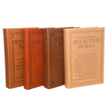 4-Books Set: CONSTITUTION, FEDERALIST PAPERS, COMMON SENSE, DOUGLASS - Collectible Flexi Bound Faux Leather Cover