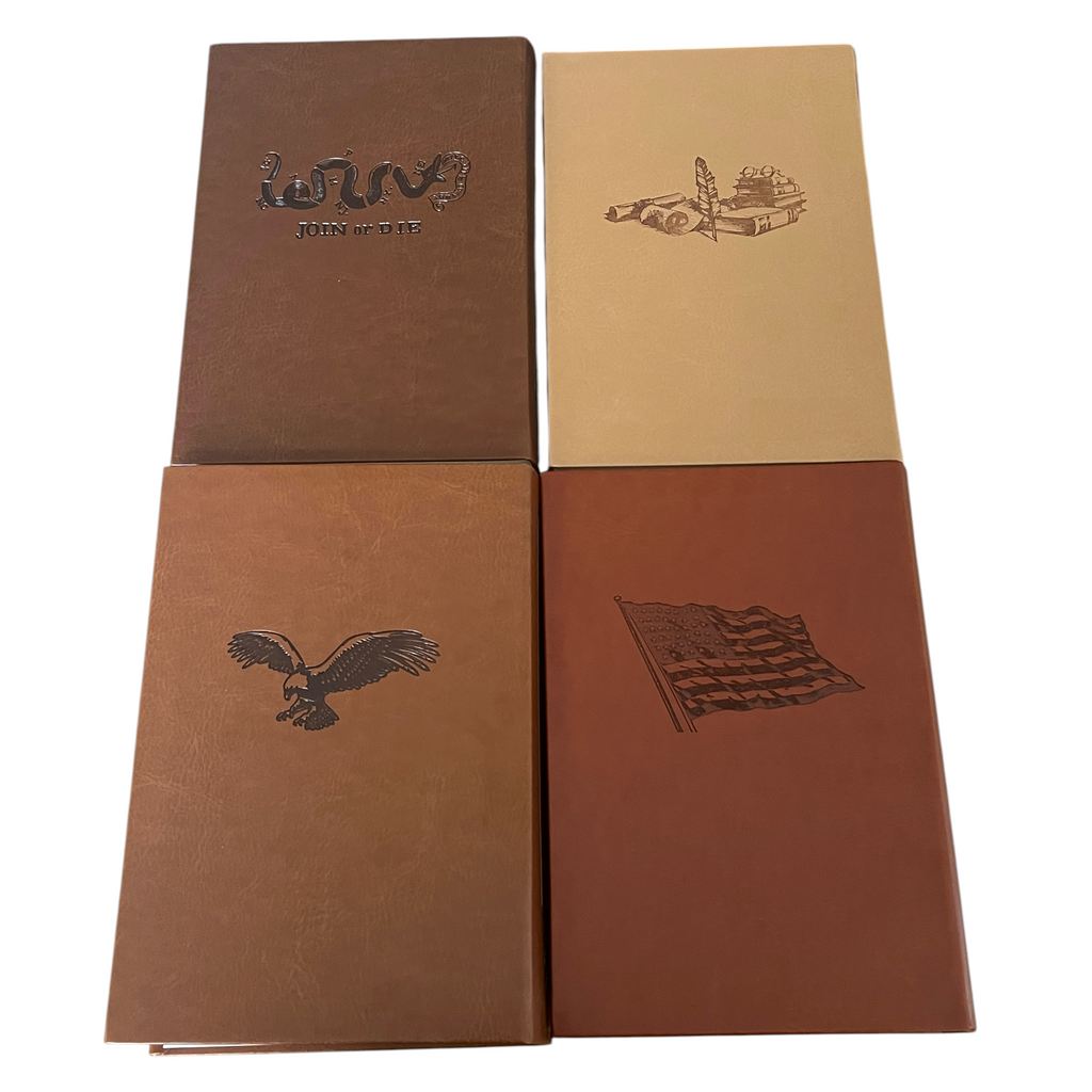 4-Books Set: CONSTITUTION, FEDERALIST PAPERS, COMMON SENSE, DOUGLASS - Collectible Flexi Bound Faux Leather Cover