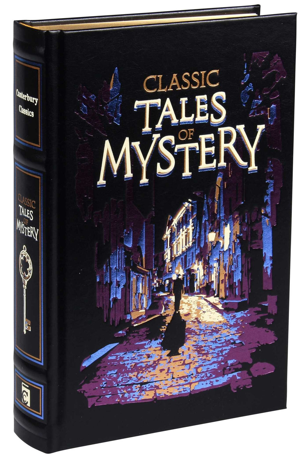 Classic Tales of Mystery: Agatha Christie, Jules Verne, Edgar Poe & more - Collectible Leather Bound Hardcover