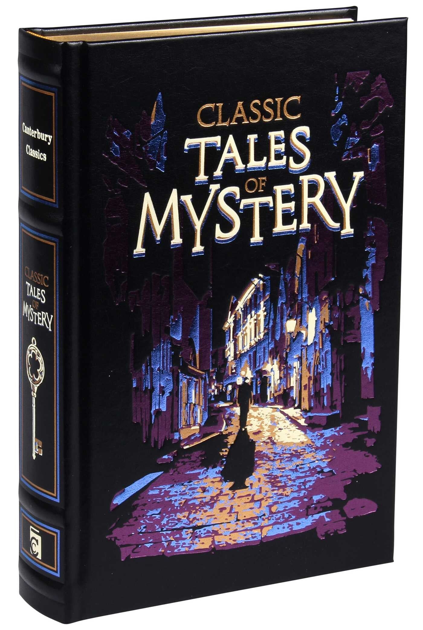 Classic Tales of Mystery: Agatha Christie, Jules Verne, Edgar Poe & more - Collectible Leather Bound Hardcover