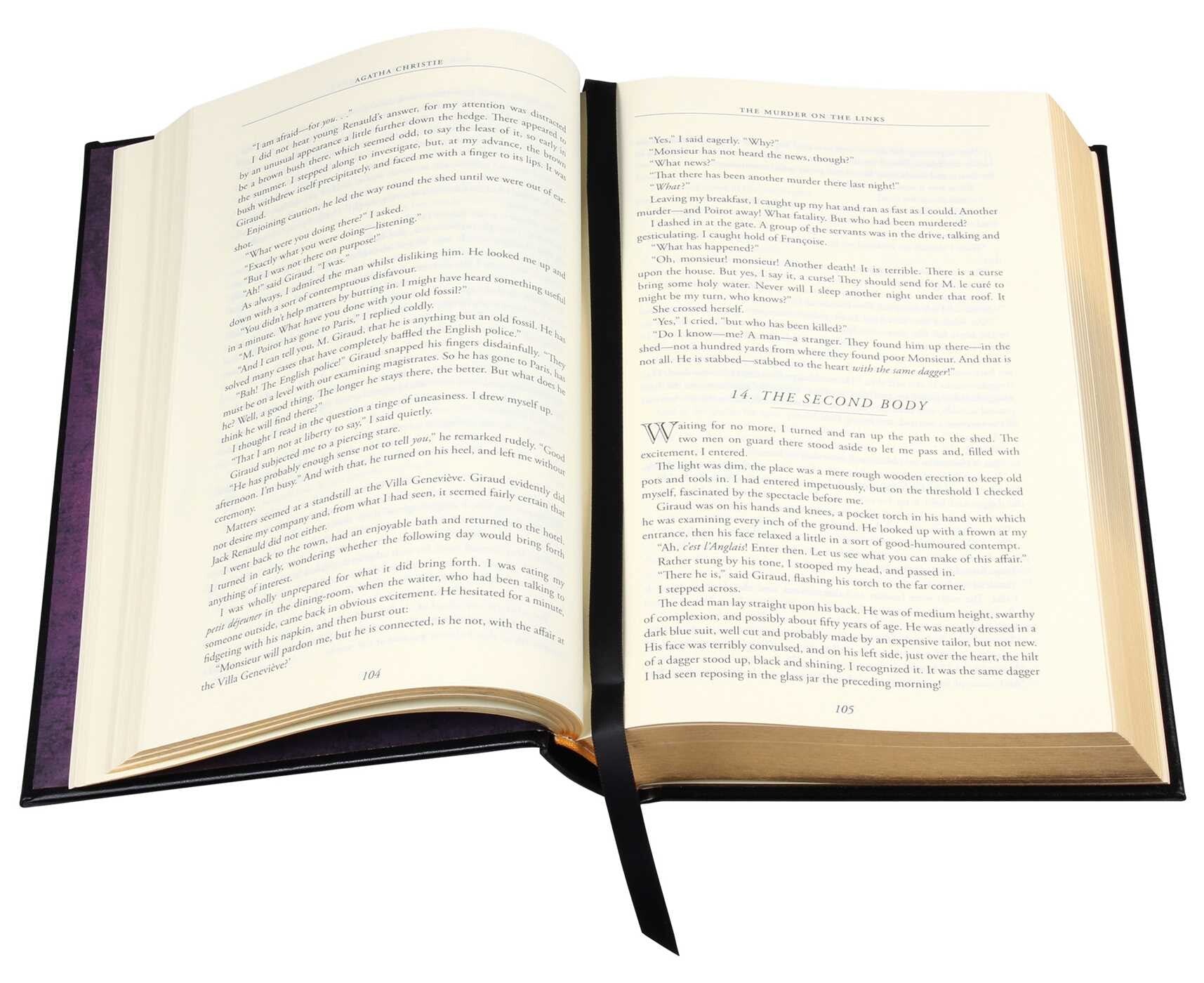 Classic Tales of Mystery: Agatha Christie, Jules Verne, Edgar Poe & more - Collectible Leather Bound Hardcover