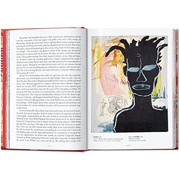 JEAN-MICHEL BASQUIAT 40th Ed. (9"x6"x2") Eleanor Nairne Taschen - Collectible Deluxe Gift Edition - Hardcover - Best Seller Boo