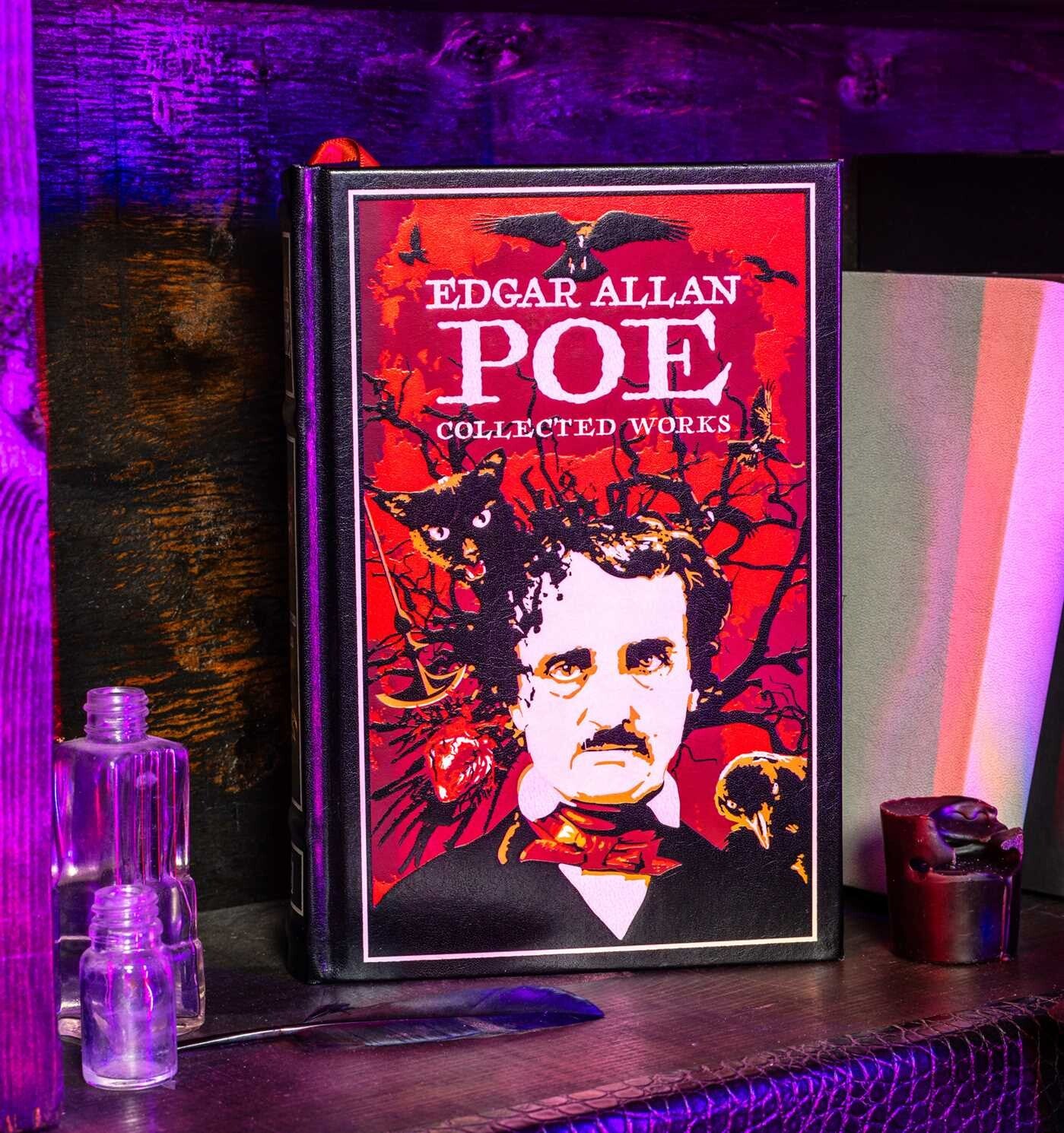 Edgar Allan Poe Collected Works - Collectible Leather Bound Hardcover Classics