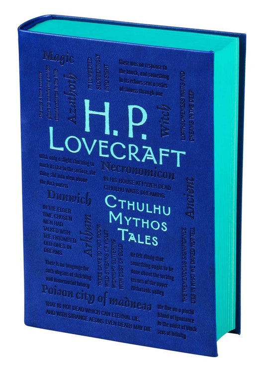 H. P. Lovecraft Cthulhu Mythos Tales - Collectible Soft Leather Feel Cover - Colorful Sprayed Edges