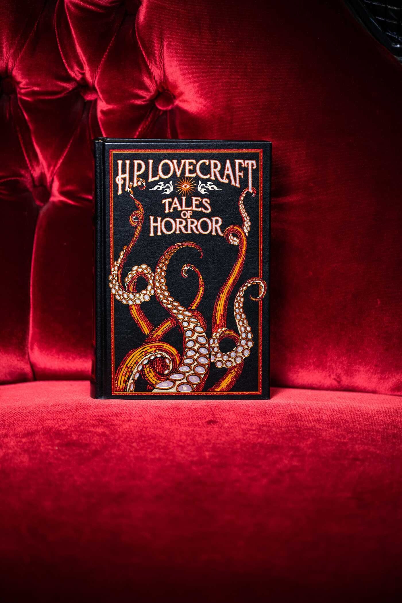 H P LOVECRAFT Tales of Horror - Collectible Bounded Leather Hardcover