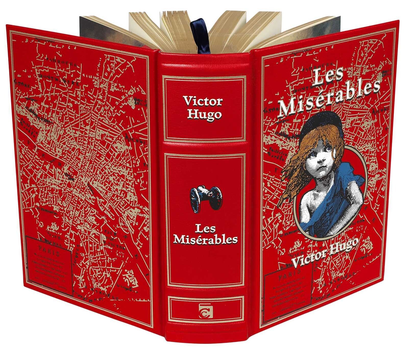 Les Miserabies by Victor Hugo - Collectible Leather Bound Hardcover Classics