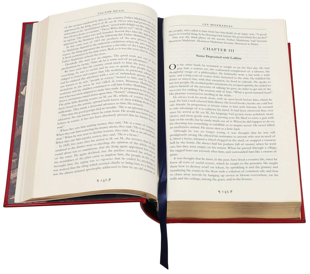 Les Miserabies by Victor Hugo - Collectible Leather Bound Hardcover Classics