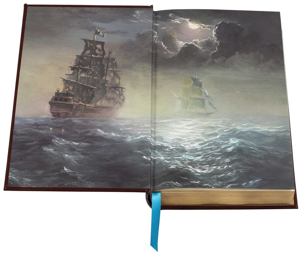 Robert Louis Stevenson Seven Novels: Treasure Island + 6 more - Collectible Leather Bound Hardcover Classics