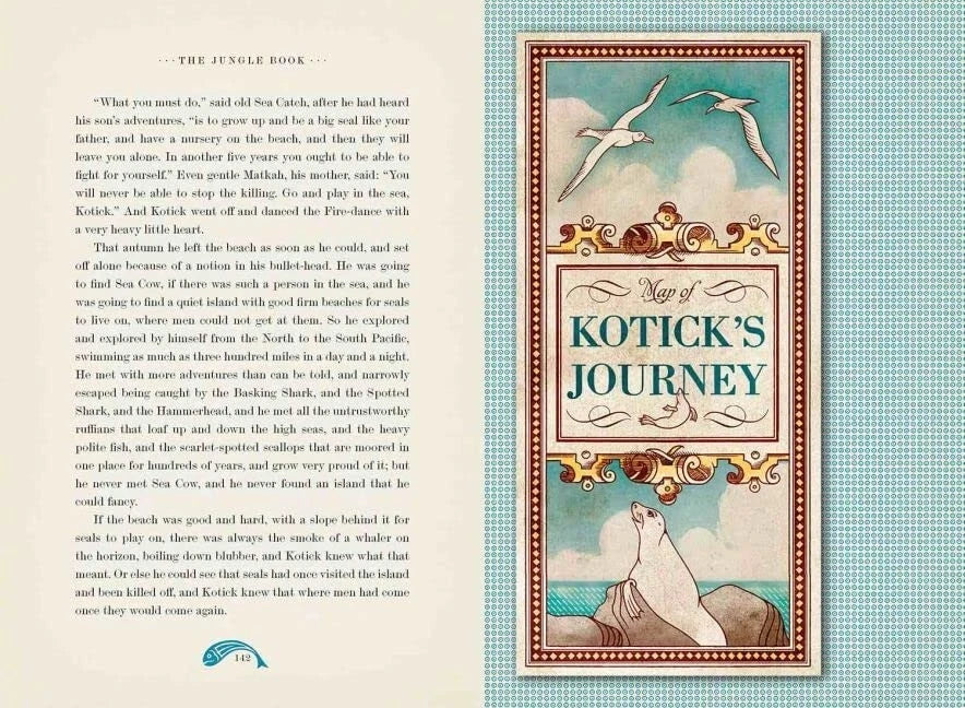 The Jungle Book by Rudyard Kipling - Collectible Illustrated with Interactive Elements - Hardcover