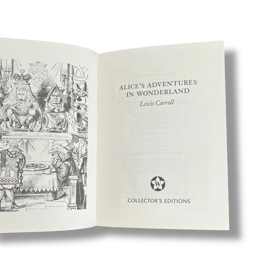 2-Book Set: Alice in Wonderland & Through Looking Glass by L Carroll - Collectible Hardcover