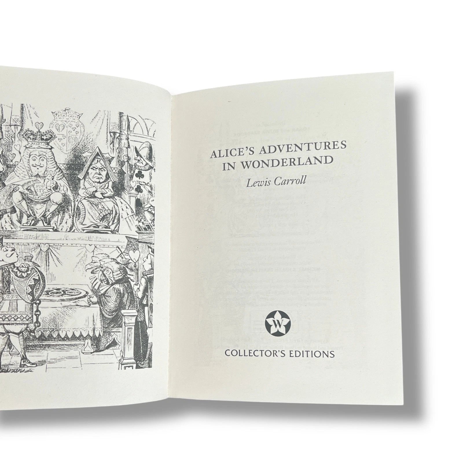 2-Book Set: Alice in Wonderland & Through Looking Glass by L Carroll - Collectible Hardcover