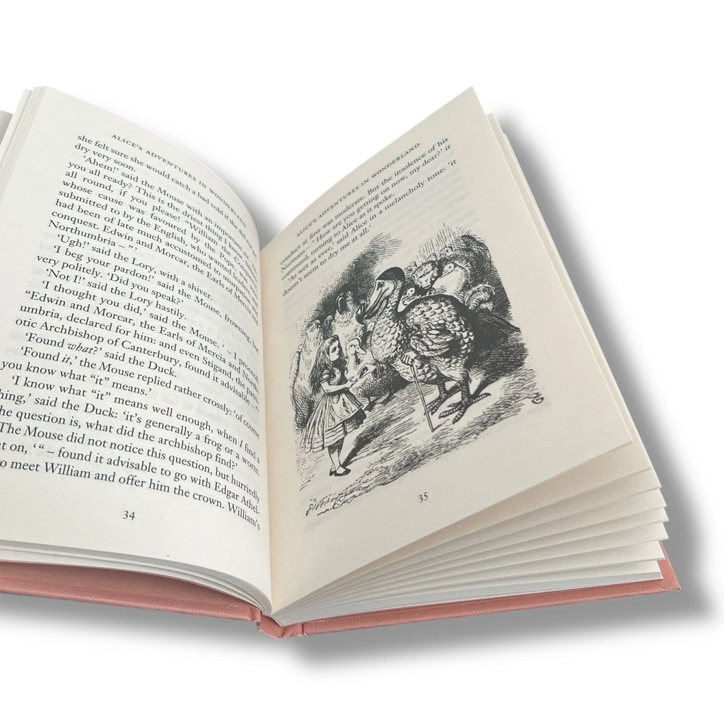 2-Book Set: Alice in Wonderland & Through Looking Glass by L Carroll - Collectible Hardcover