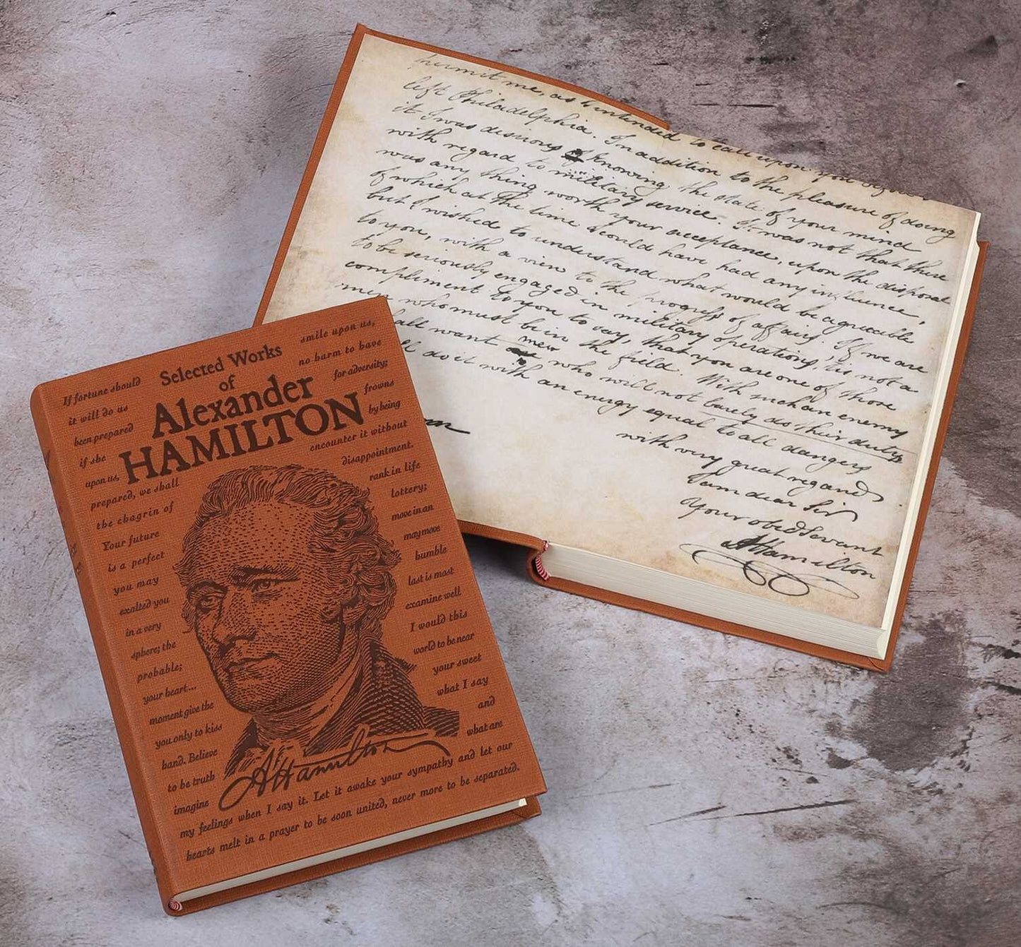 Selected Works of Alexander Hamilton - Collectible Deluxe Special Gift Edition - Flexi Bound Clothbound Cover - Classic Book