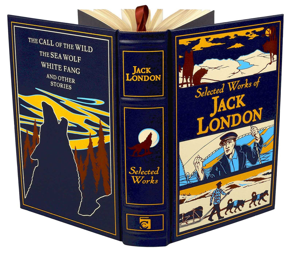 Selected Works of Jack London - Collectible Leather Bound Hardcover