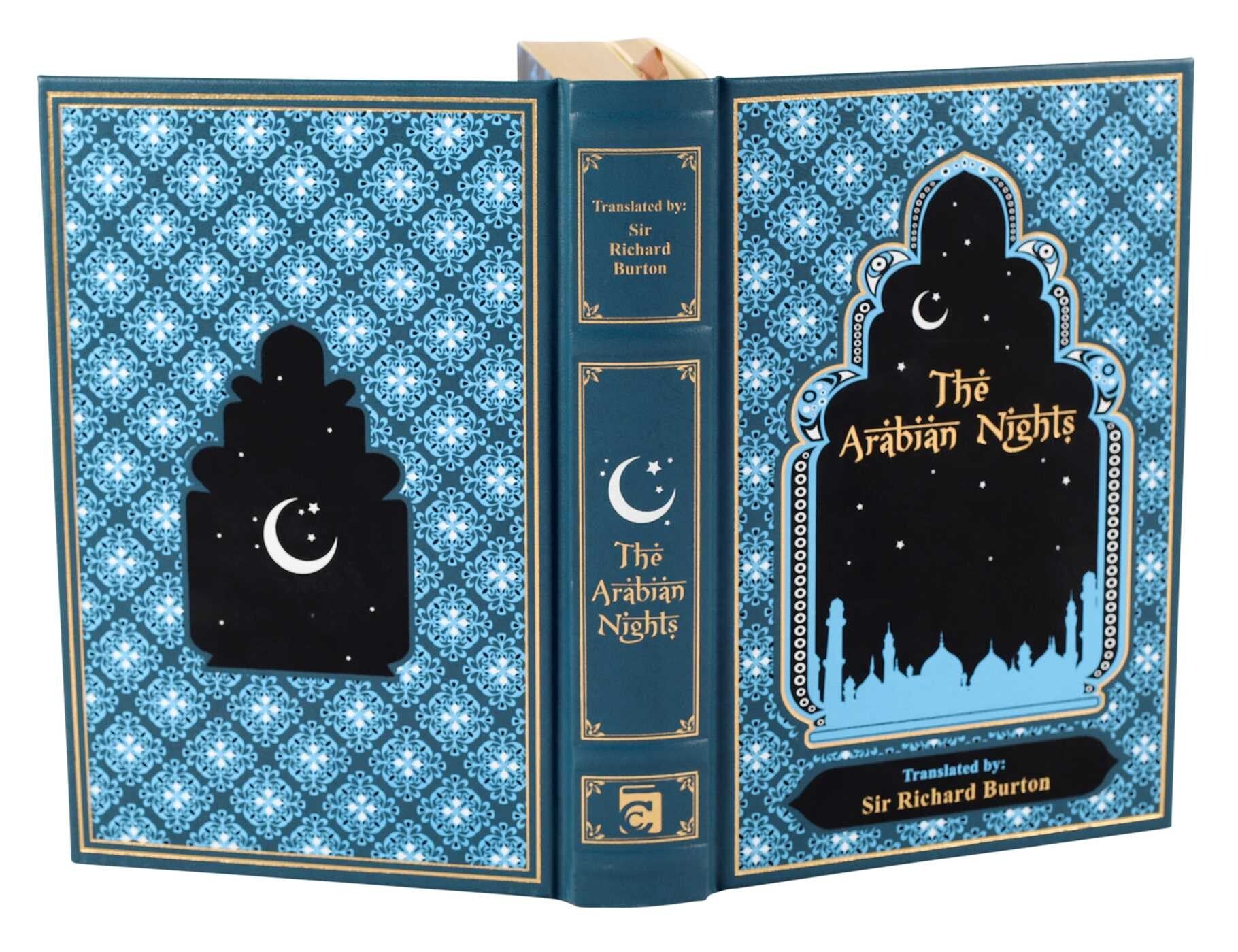 The Arabian Nights by Sir Richard Burton - Collectible Leather Bound Hardcover Classics