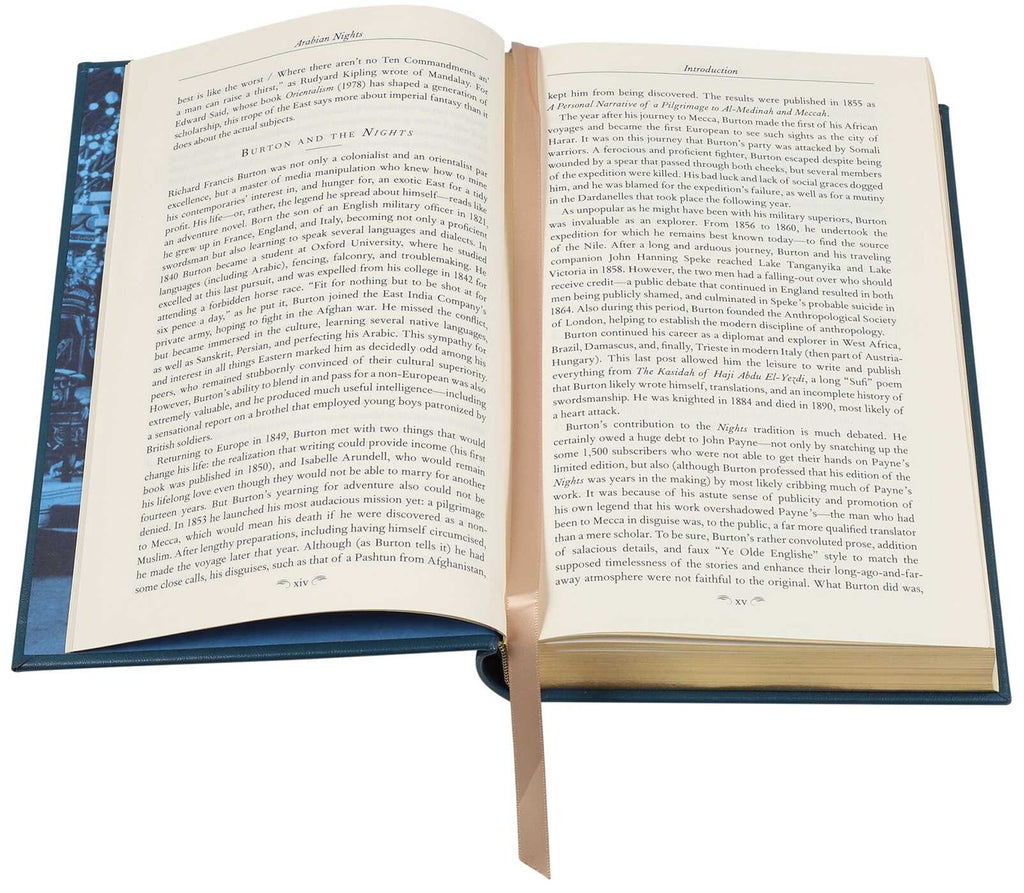 The Arabian Nights by Sir Richard Burton - Collectible Leather Bound Hardcover Classics