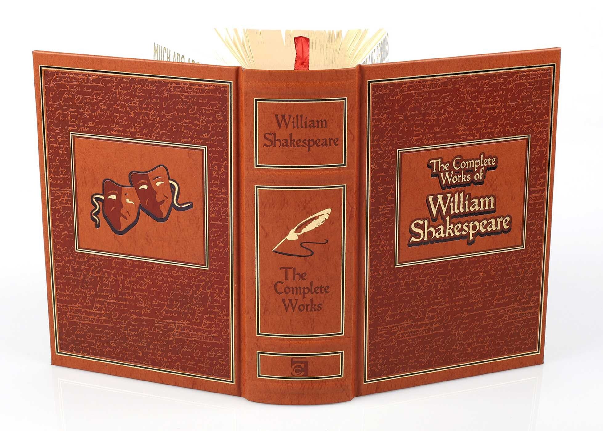 The Complete Works of William Shakespeare: Romeo & Juliet, Hamlet & more - Collectible Leather Bound Hardcover Classics