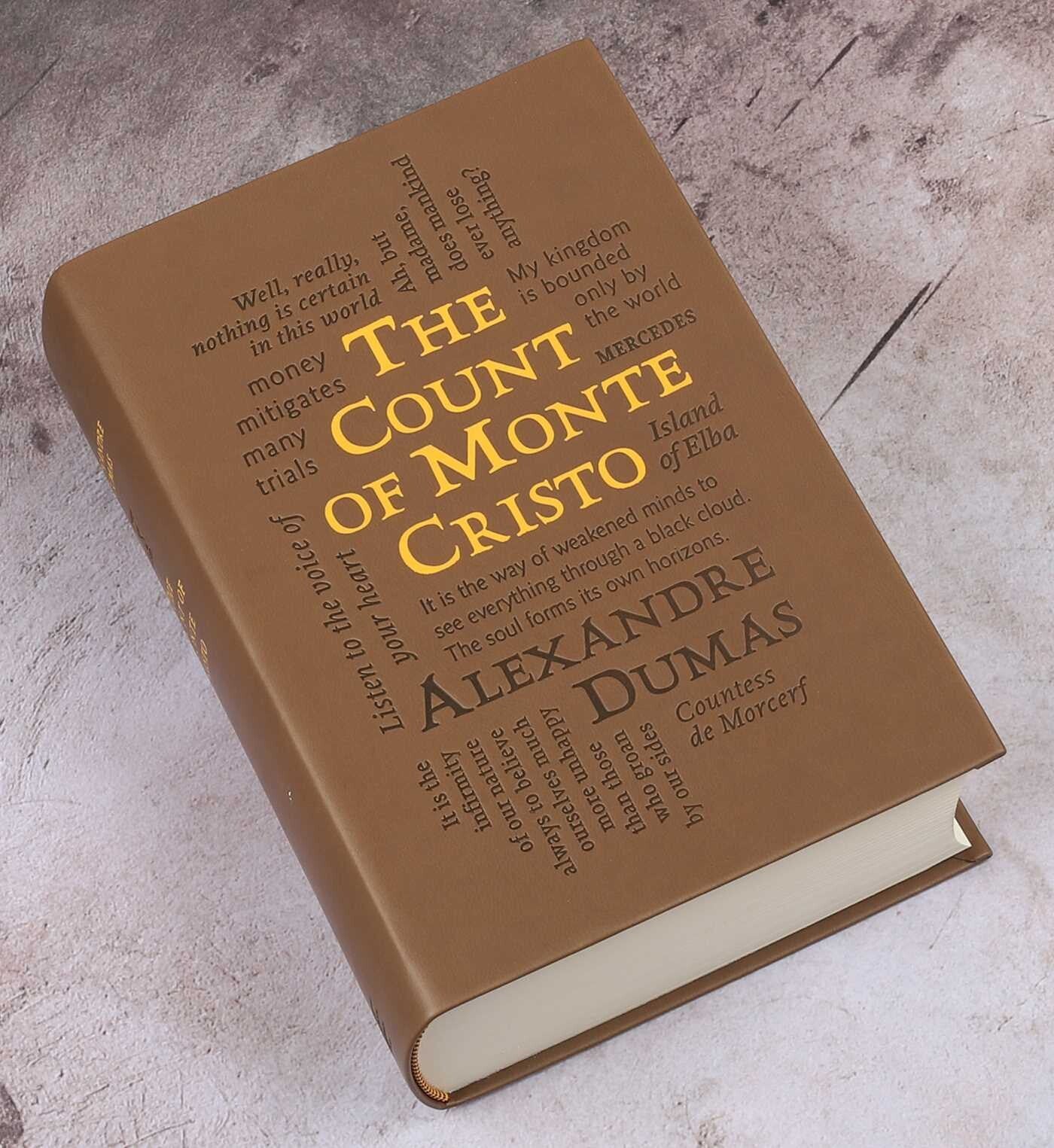 The COUNT Of MONTE CRISTO by Alexandre Dumas - Collectible Deluxe Special Gift Edition - Flexi Bound Faux Leather feel Cover - Classic Book