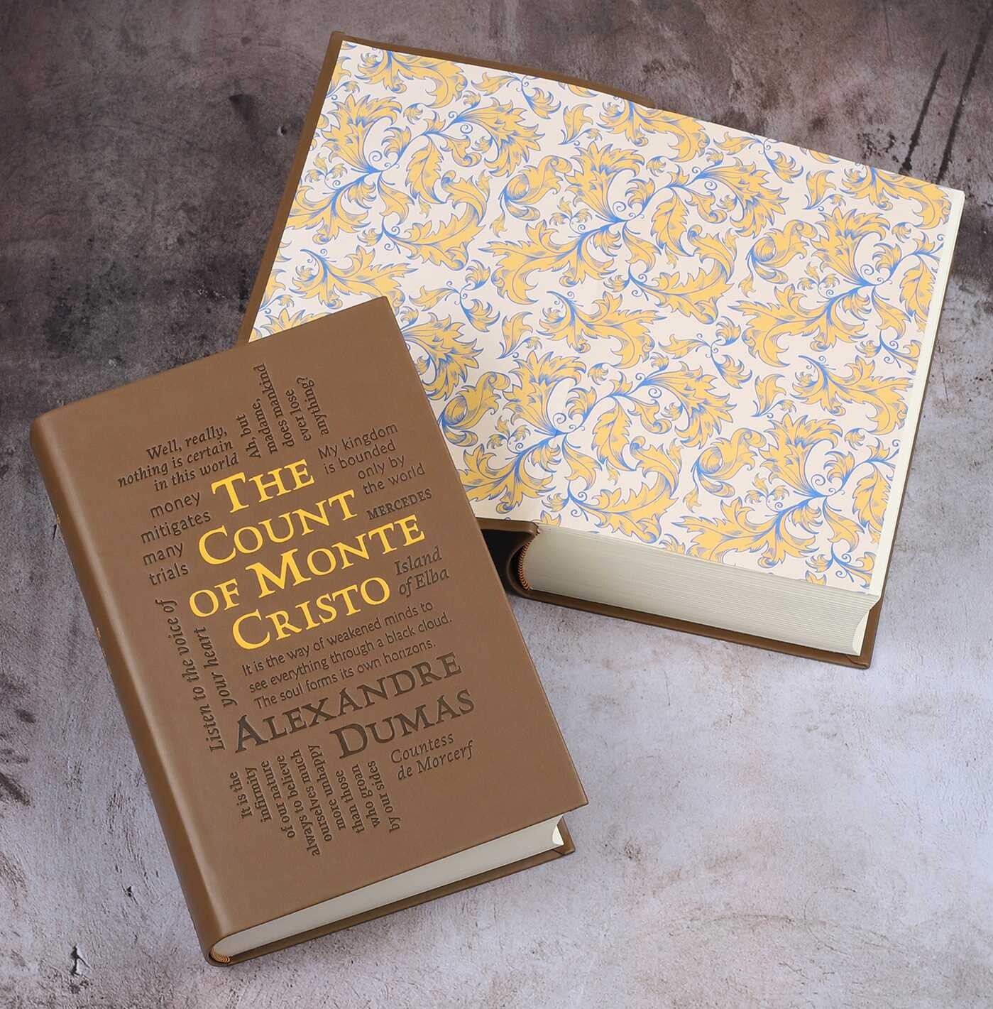 The COUNT Of MONTE CRISTO by Alexandre Dumas - Collectible Deluxe Special Gift Edition - Flexi Bound Faux Leather feel Cover - Classic Book