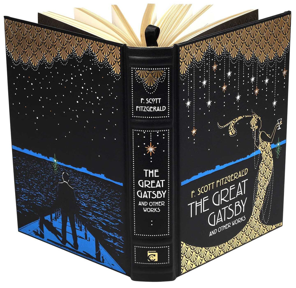 The Great Gatsby and Other Works by F. Scott Fitzgerald - Collectible Leather Bound Hardcover Classics
