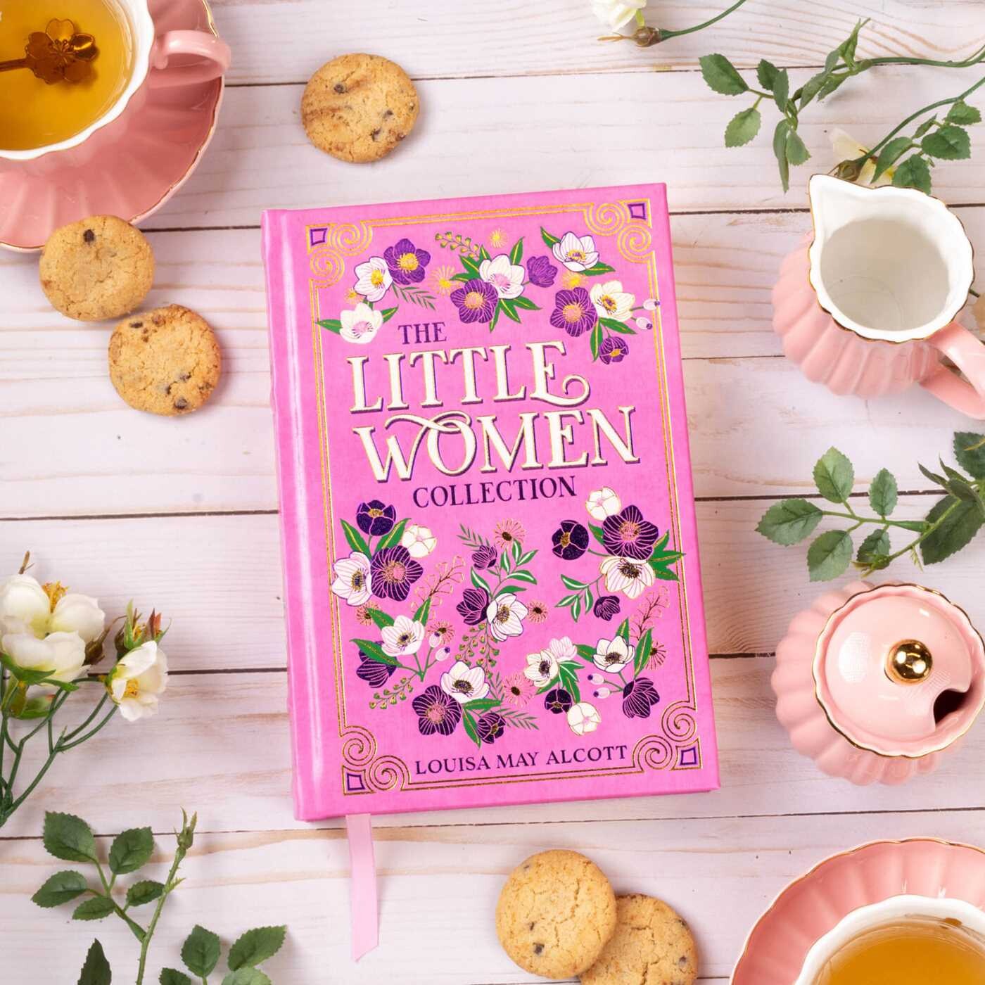 Little Women, Little Men and Jo's Boys by Louisa May Alcott - Collectible Bounded Leather Hardcover (Copy)