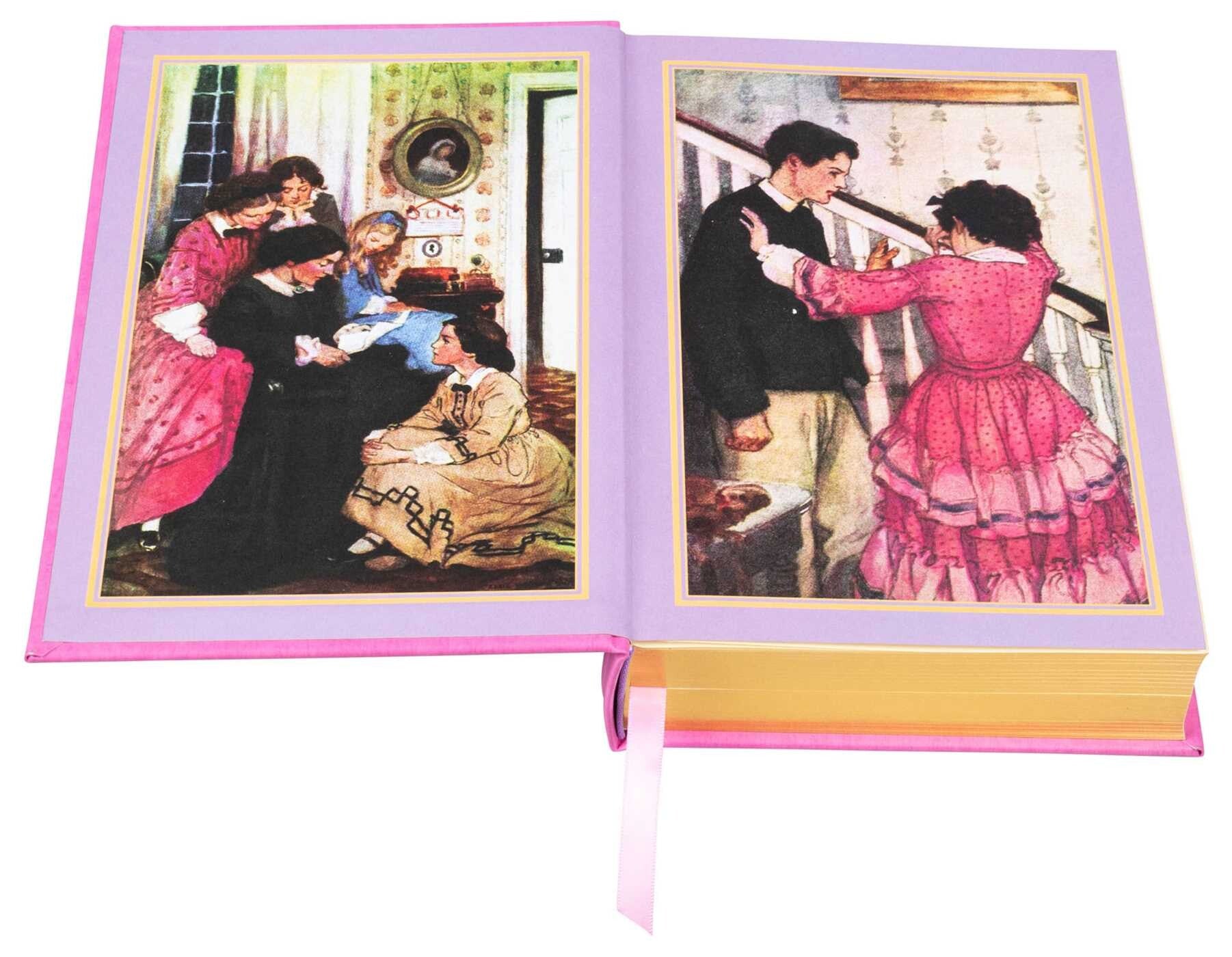 Little Women, Little Men and Jo's Boys by Louisa May Alcott - Collectible Bounded Leather Hardcover (Copy)