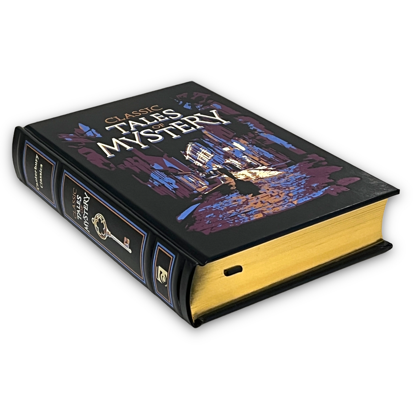 CLASSIC TALES of MYSTERY Agatha Christie Jules Verne etc - Collectible Deluxe Edition - Leather Bound Hardcover - Best Seller - Classic Book