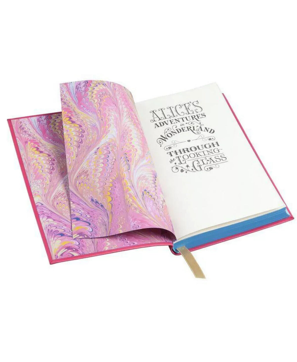 Alice's Adventures in Wonderland and Through the Looking-Glass by Lewis Carroll - Illustrated Collectible Flexi Bound Faux Leather Cover