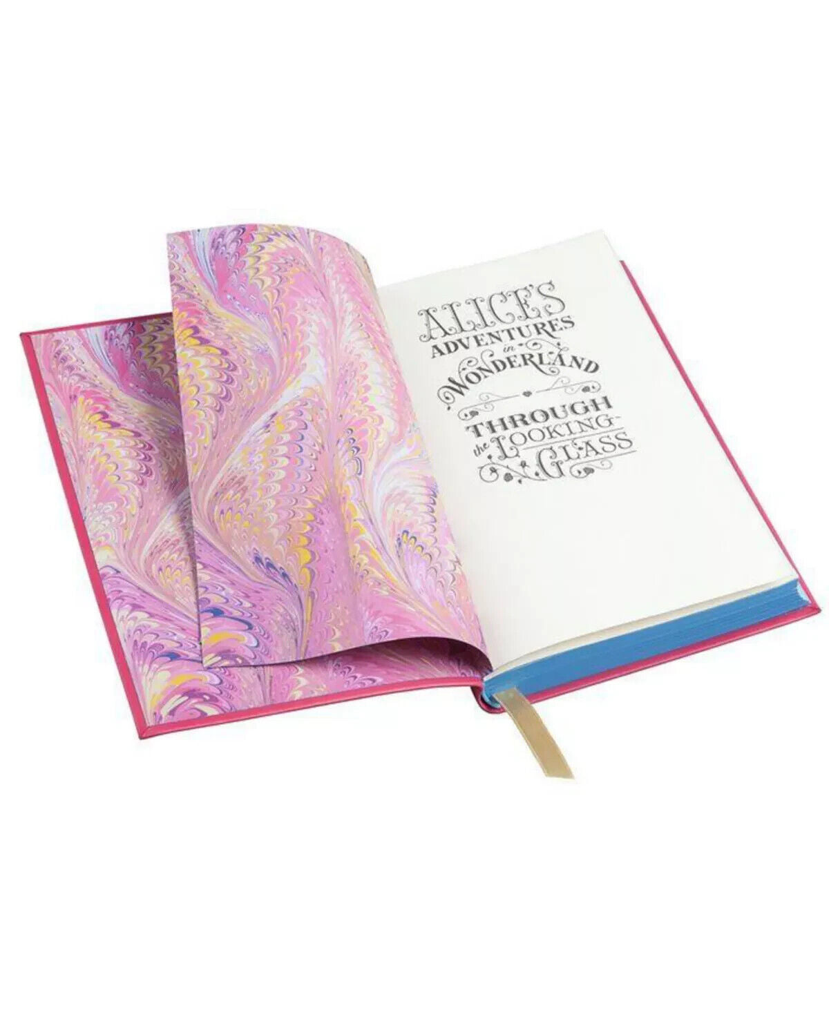 Alice's Adventures in Wonderland and Through the Looking-Glass by Lewis Carroll - Illustrated Collectible Flexi Bound Faux Leather Cover
