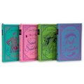 4-Book Set: Pride & Prejudice, Persuasion, Sense & Sensibility, Emma by Jane Austen - Collectible Imitation Leather Flexi Cover