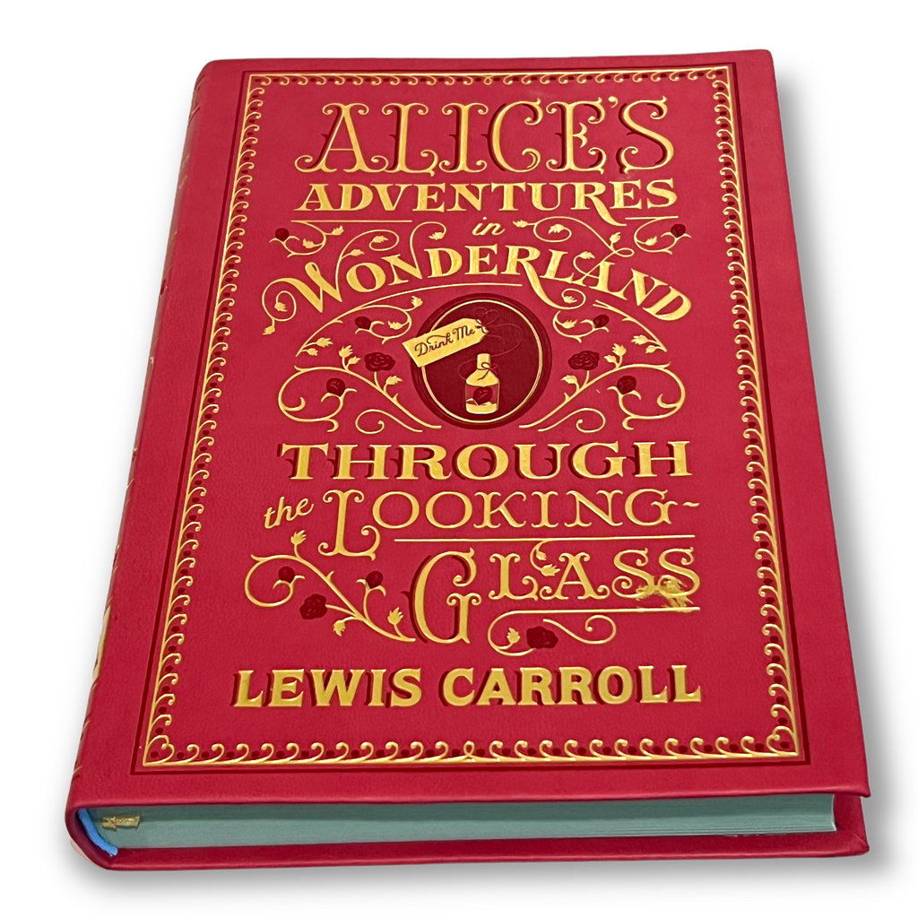 Alice's Adventures in Wonderland and Through the Looking-Glass by Lewis Carroll - Illustrated Collectible Flexi Bound Faux Leather Cover