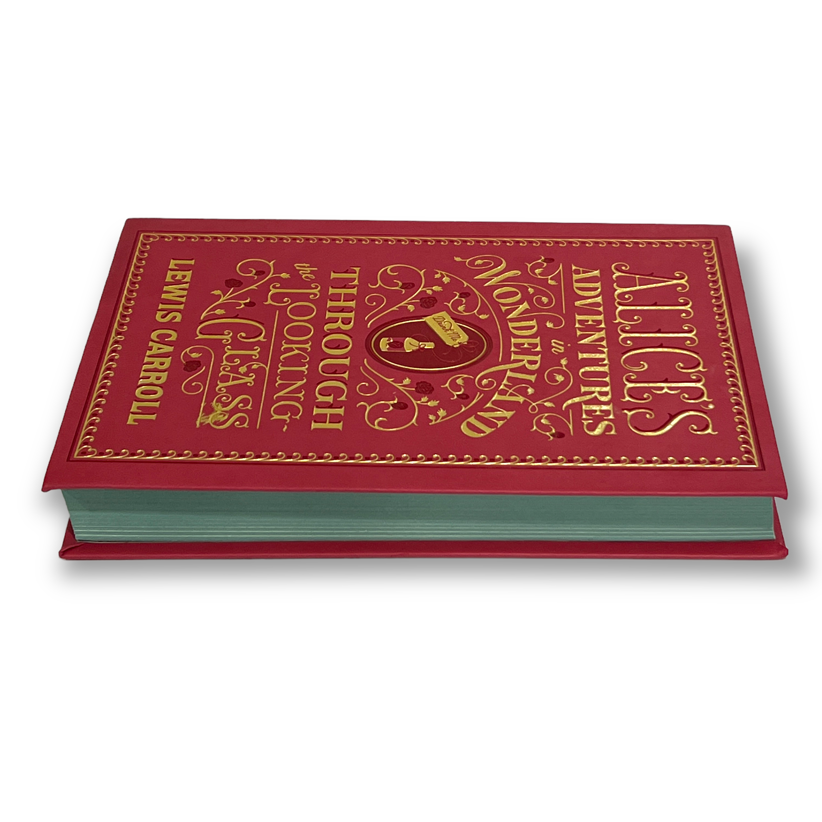 Alice's Adventures in Wonderland and Through the Looking-Glass by Lewis Carroll - Illustrated Collectible Flexi Bound Faux Leather Cover