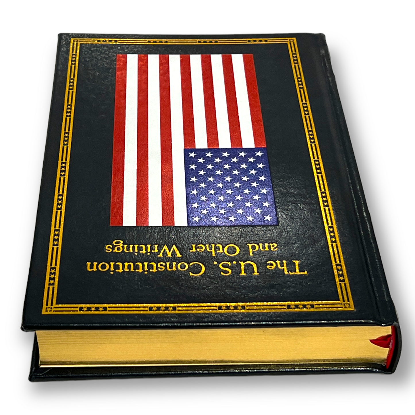 THE U.S. CONSTITUTION And Other Writings USA - Collectible Deluxe Edition - Leather Bound Hardcover - Best Seller - Classic Book