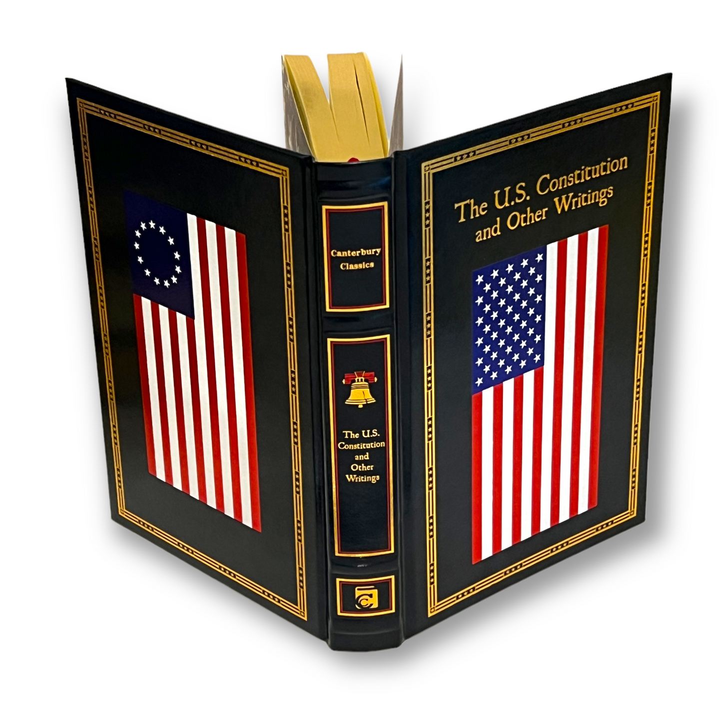 THE U.S. CONSTITUTION And Other Writings USA - Collectible Deluxe Edition - Leather Bound Hardcover - Best Seller - Classic Book