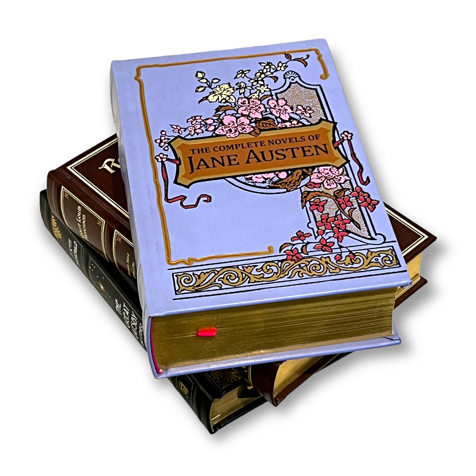 Jane Austen: Pride and Prejudice, Emma, Persuasion+ 3 more - Collectible Deluxe Leather Bound Hardcover Edition