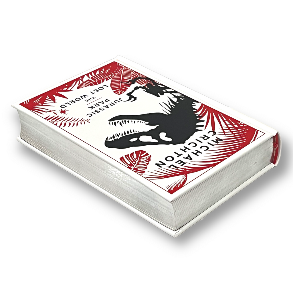 Jurassic Park/The Lost World by Michael Crichton - Collectible Leather Bound Hardcover