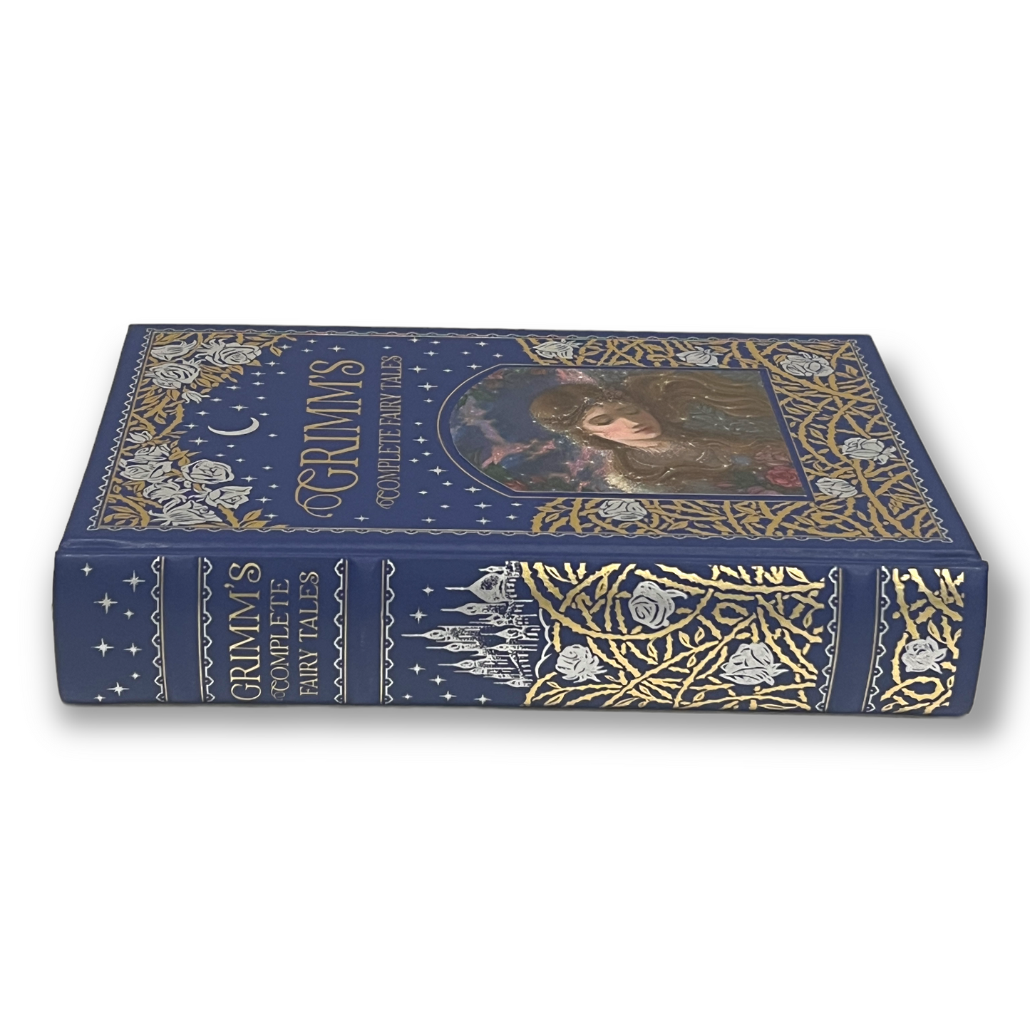 GRIMM'S COMPLETE Fairy Tales - Collectible Giftable Deluxe Edition - ILLUSTRATED Leather Bound Hardcover - Best Seller - Classic Book