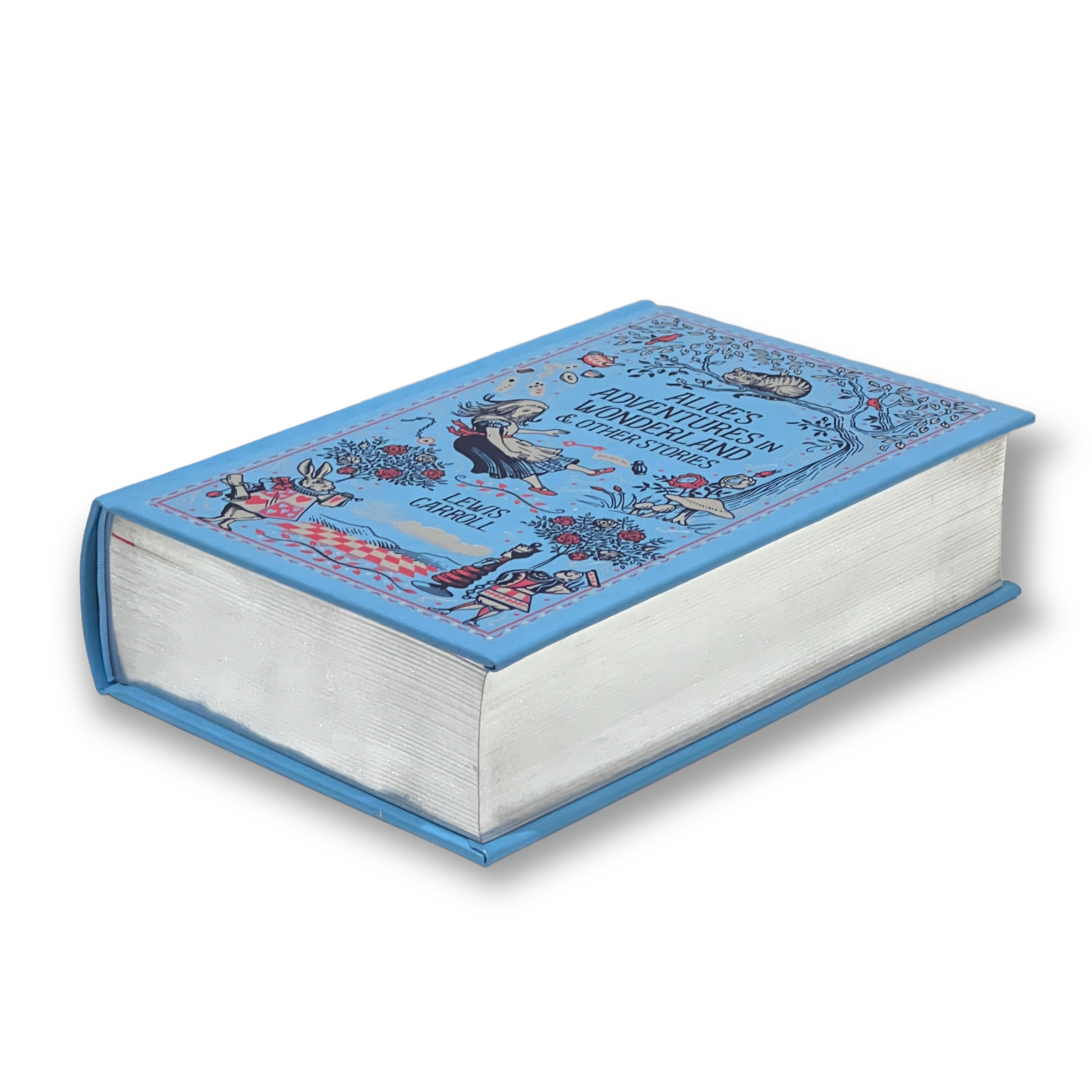 Alice's Adventures in Wonderland & Other Stories by Lewis Carroll - Collectible Leather Bound Hardcover