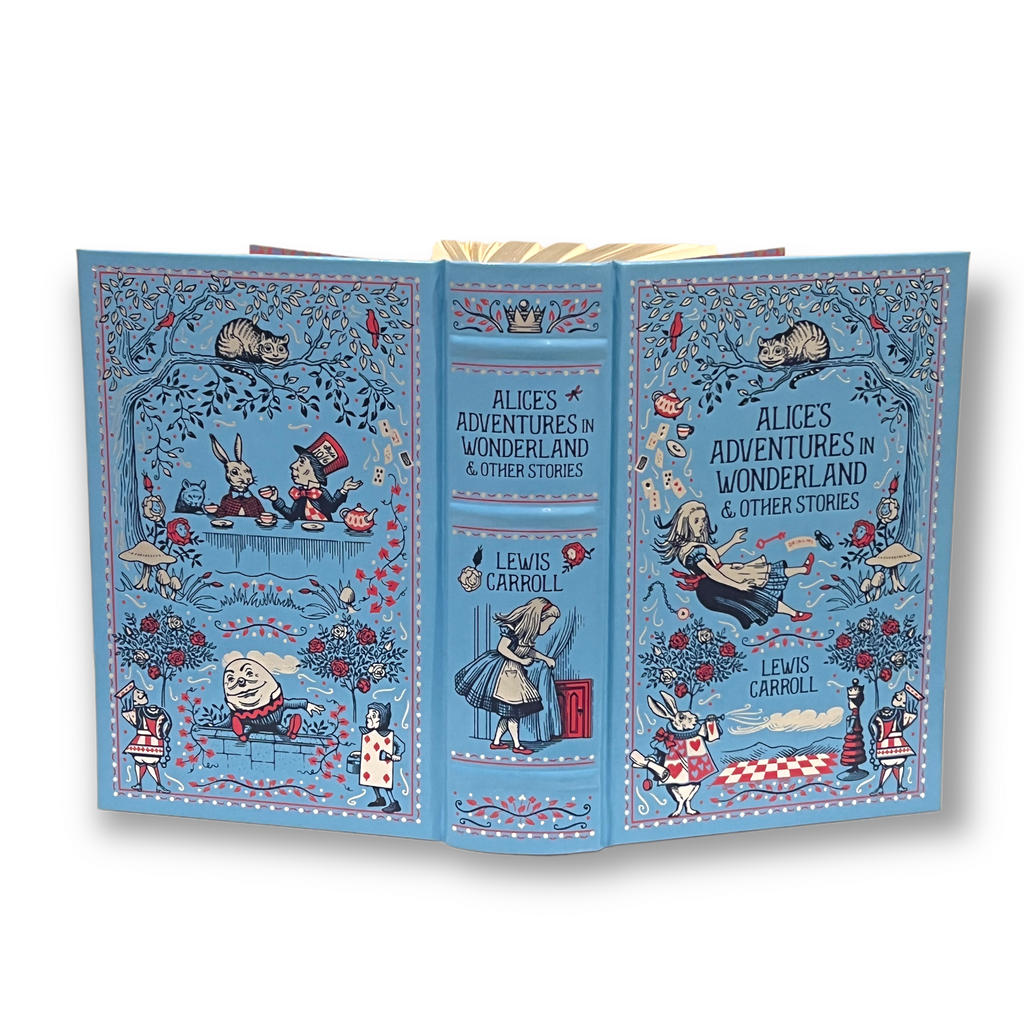 Alice's Adventures in Wonderland & Other Stories by Lewis Carroll - Collectible Leather Bound Hardcover