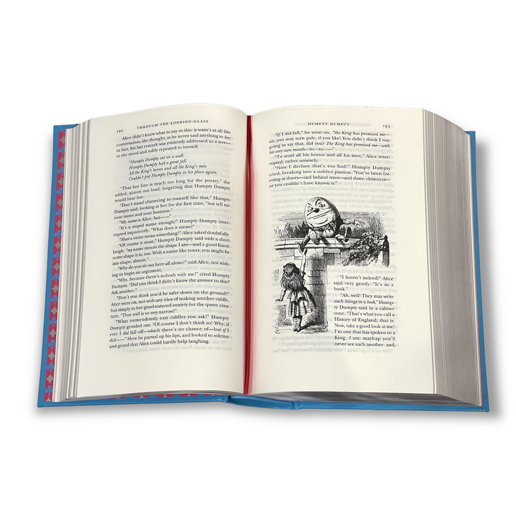 Alice's Adventures in Wonderland & Other Stories by Lewis Carroll - Collectible Leather Bound Hardcover