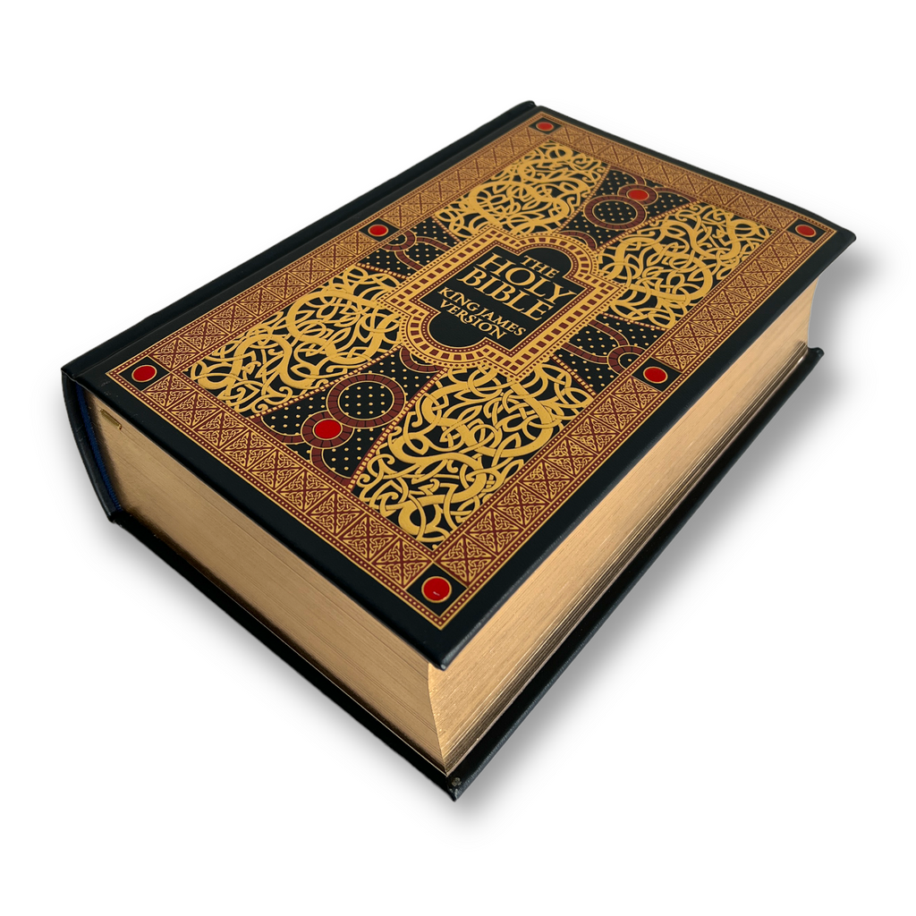 The Holy Bible King James Version KJV Illustrated Gustave Dore - Collectible Leather Bound Hardcover